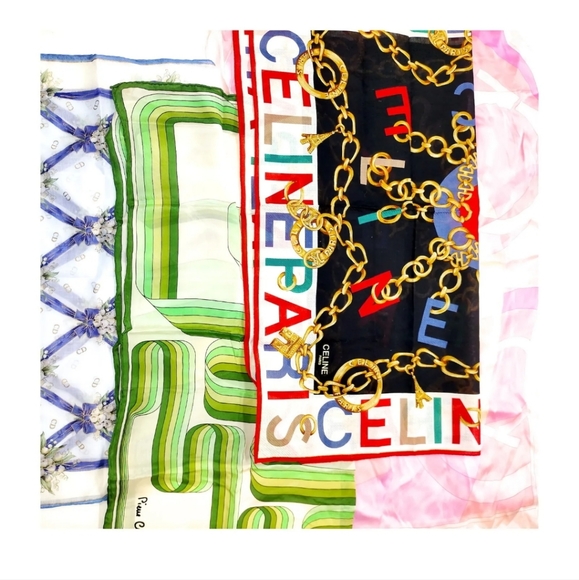 Christian Dior wool  Silk Satin Scarf - Picture 3 of 3